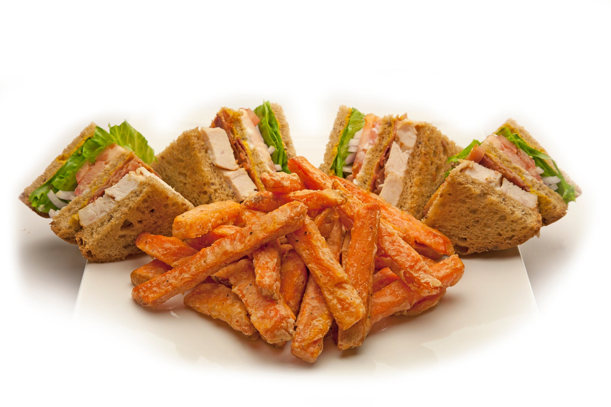 * 3/8 Inch Seasoned Sweet Potato Fries