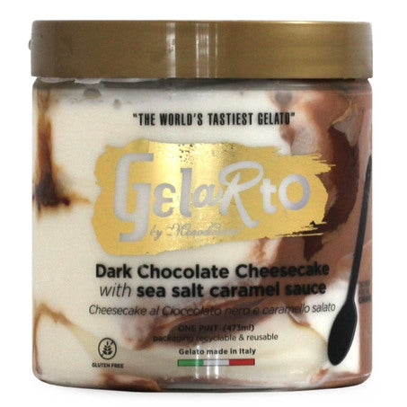 Dark Chocolate Cheesecake Gelato