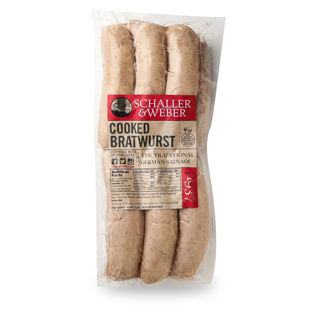 Bratwurst Cooked 5x1