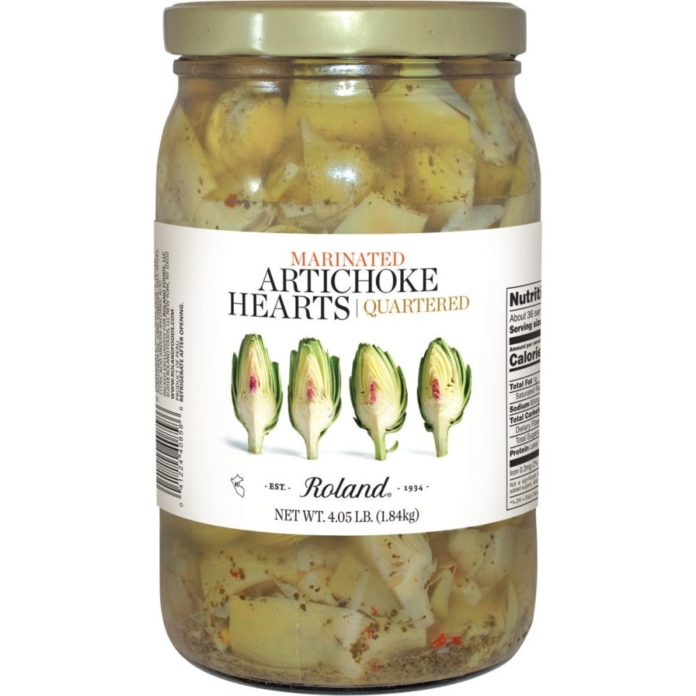 Marinated Quartered Artichoke Hearts