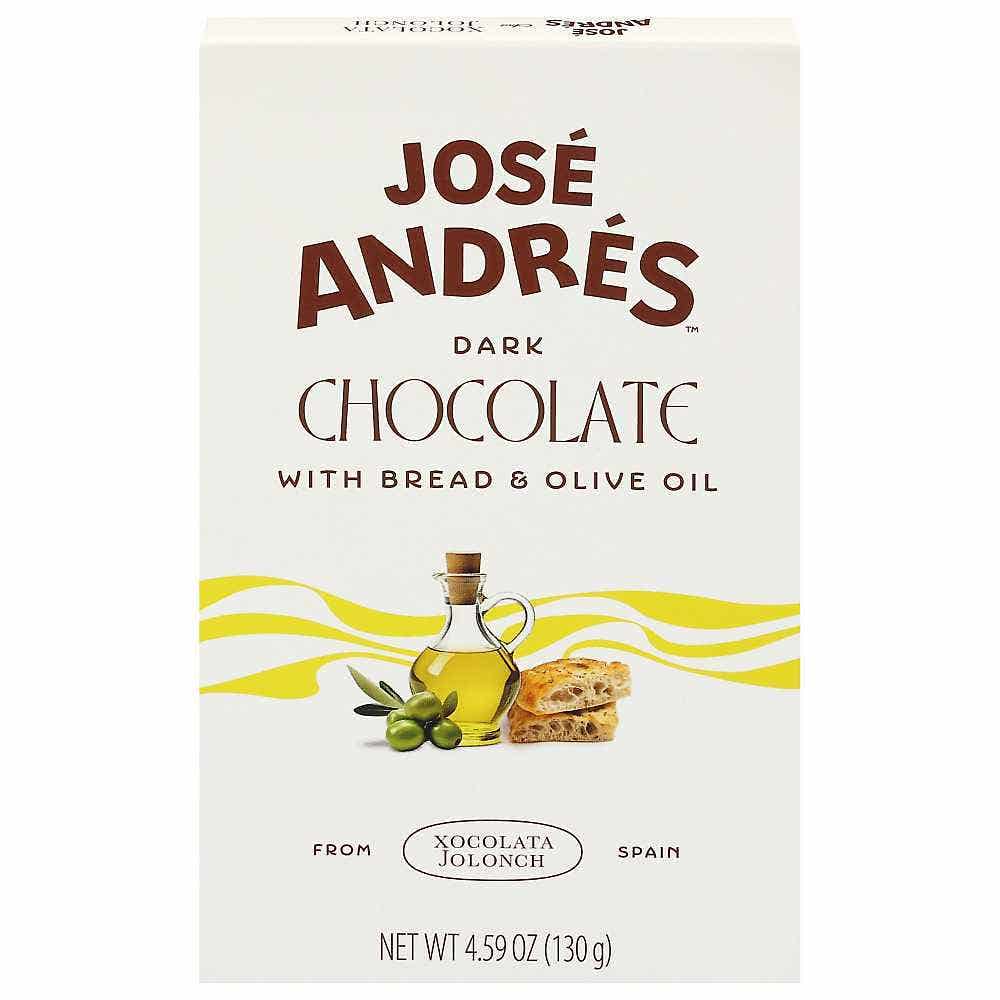 Dark Chocolate With Bread And Olive Oil