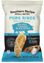 Sea Salt & Cracker Black Pepper Pork Rinds