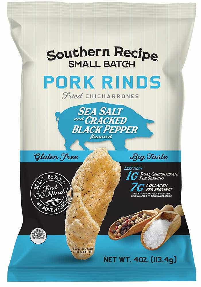 Sea Salt & Cracker Black Pepper Pork Rinds