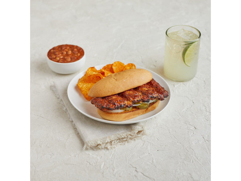 3.25oz Pork Rib Patties With Honey BBQ Sauce