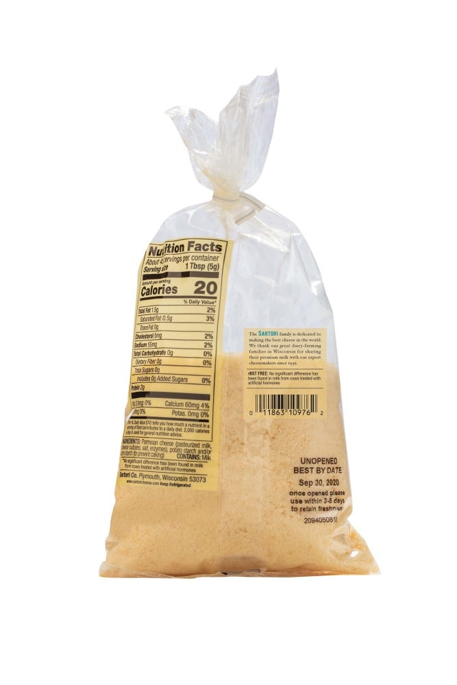 Parmesan Grated