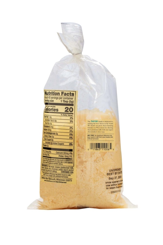 Parmesan Shaved