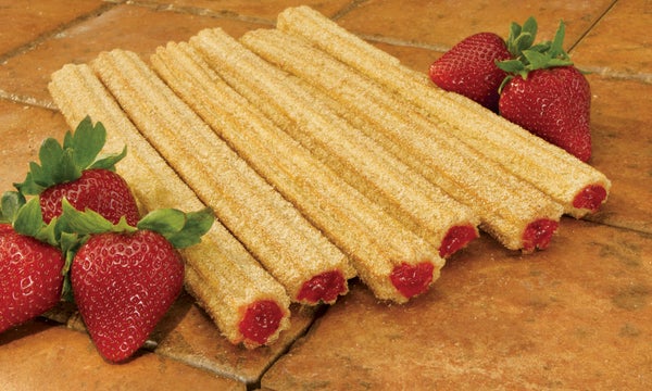 Raspberry Filled Churros