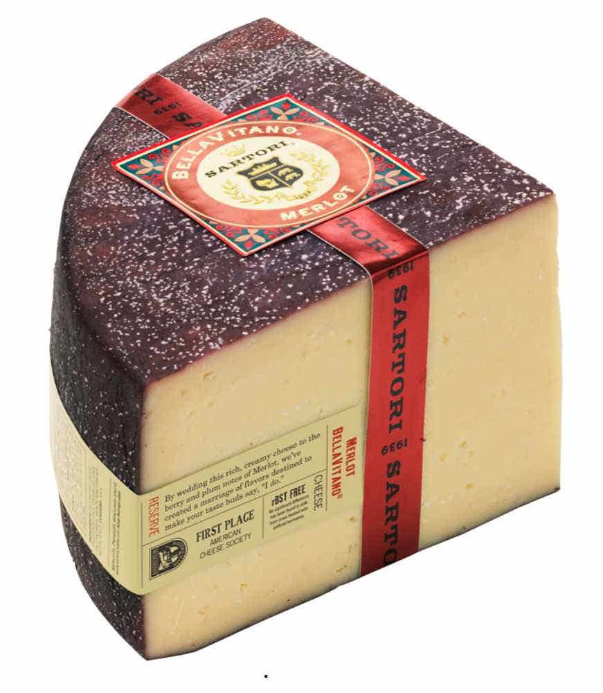 Merlot BellaVitano Quarter Wheel