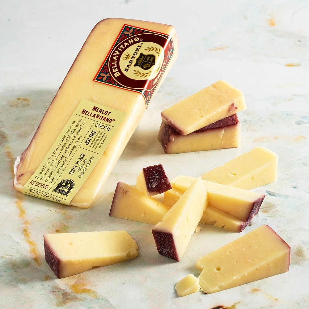 Merlot BellaVitano Wedge