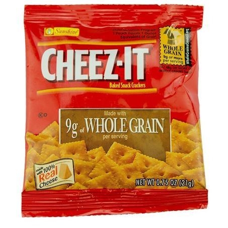 * Cheez-It Whole Grain Cracker .75oz