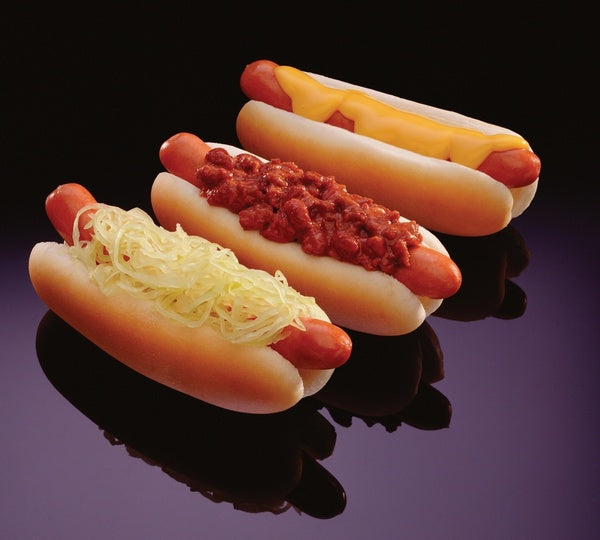 * Skinless Beef Franks Hot Dog 6 Inch 10:1