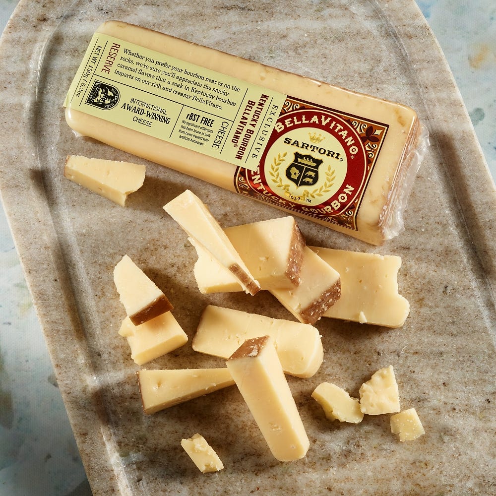 Kentucky Bourbon BellaVitano Wedge