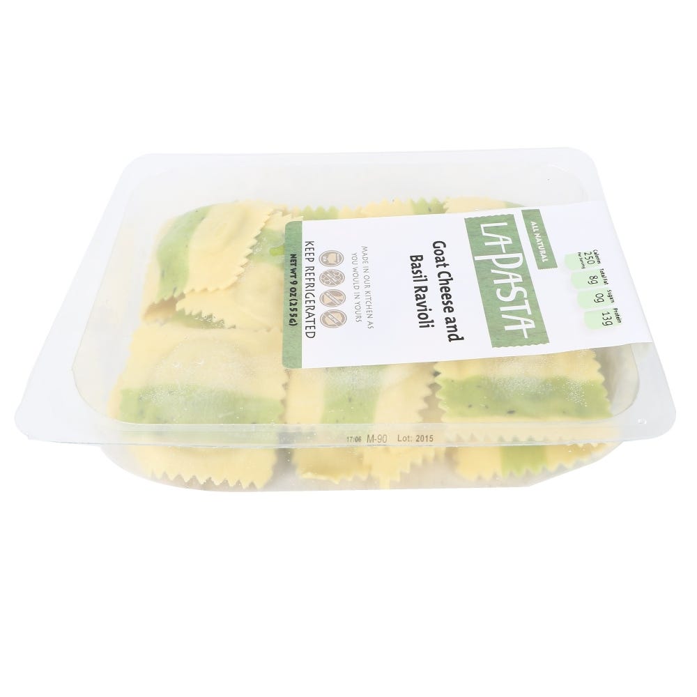 Goat Cheese & Basil Ravioli