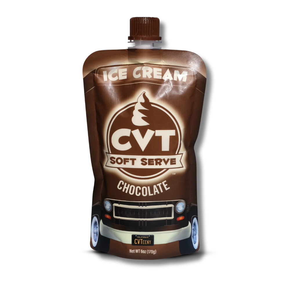 6oz Soft Serve Chocolate Ice Cream