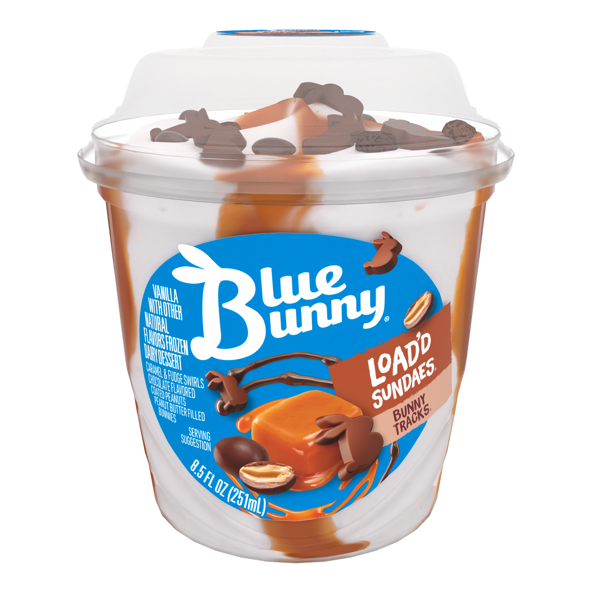 Bunny Tracks Loaded Ice Cream Sundae