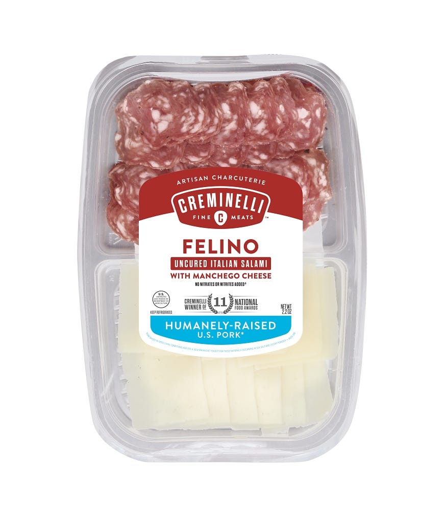 Sliced Felino & Manchego