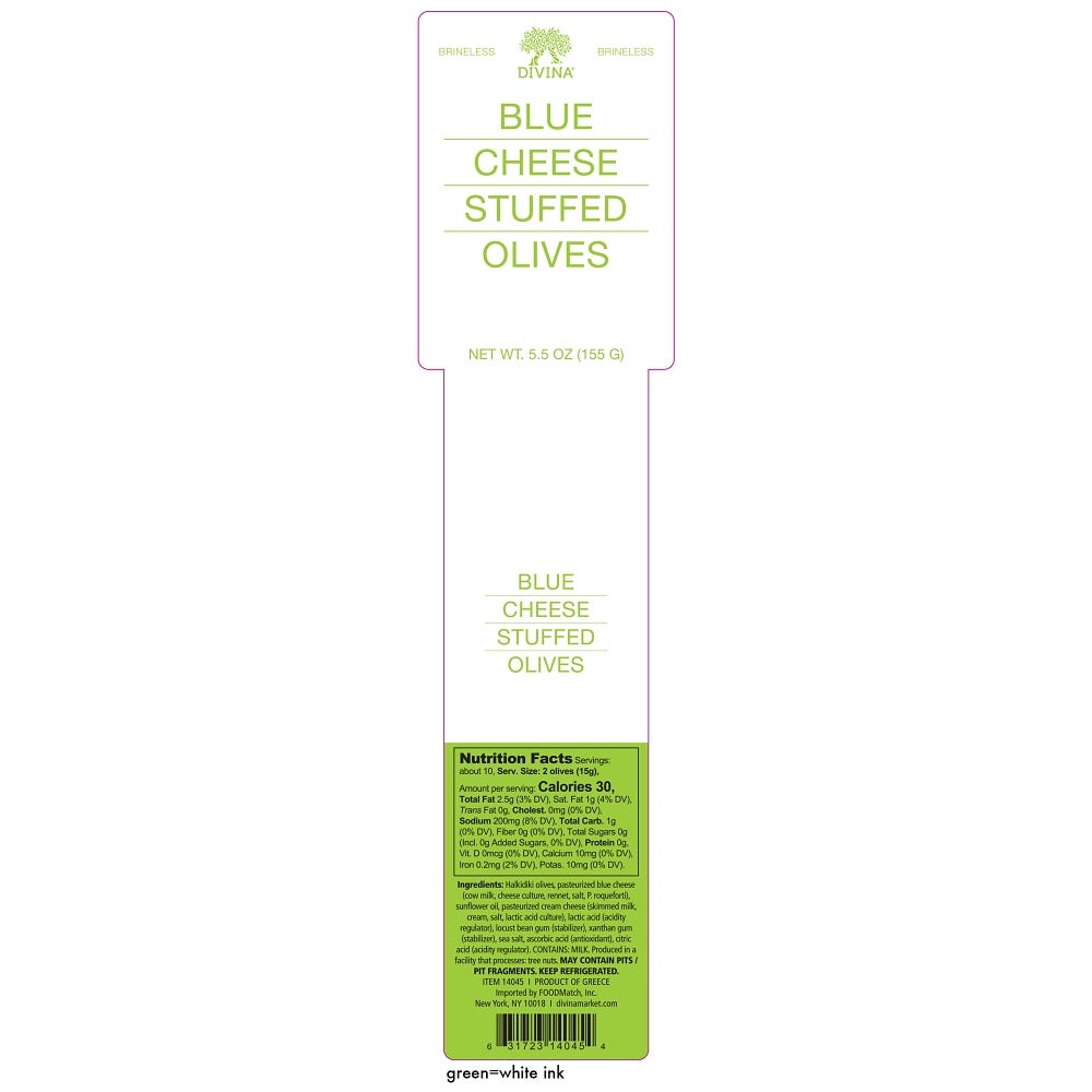 Olives Stuffed with Blue Cheese