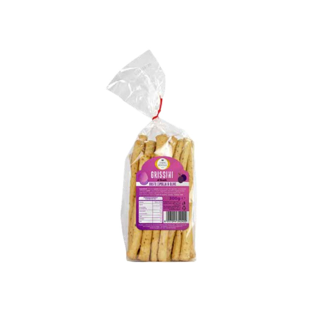 Onion and Olive Grissini Tarrali