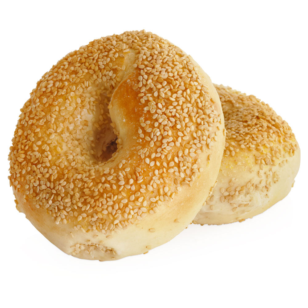 Par-Baked Sesame Seed Bagels Unsliced