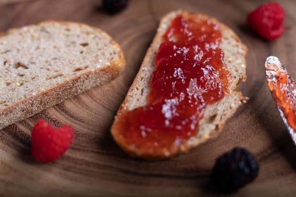 Raspberry Preserve Cups