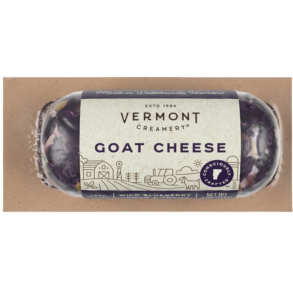 Blueberry, Lemon & Thyme Goat Log