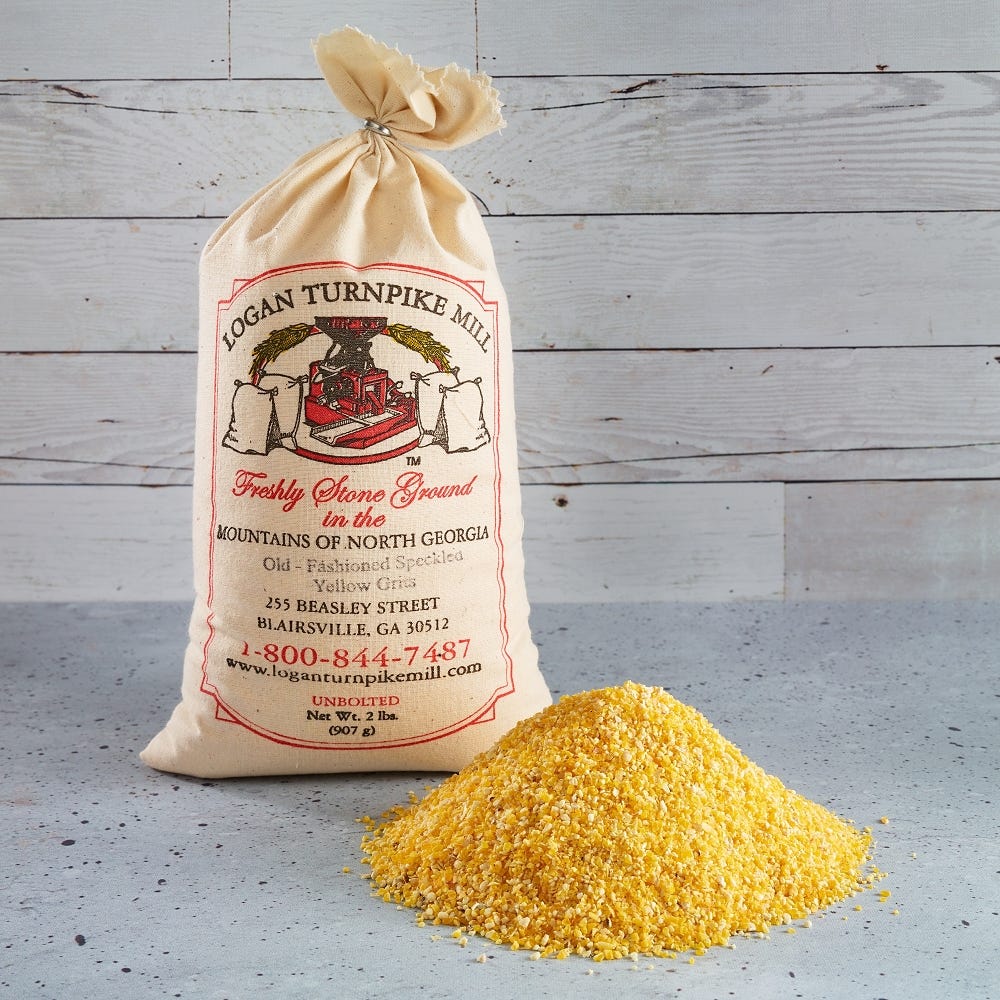 Yellow Stone Ground Speckled Grits