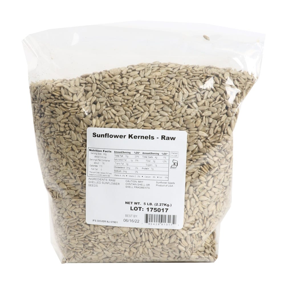 Sunflower Seeds in Kernels Natural