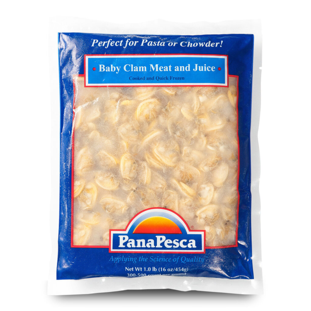 Baby Clam Meat & Juice (Vac-Pack)