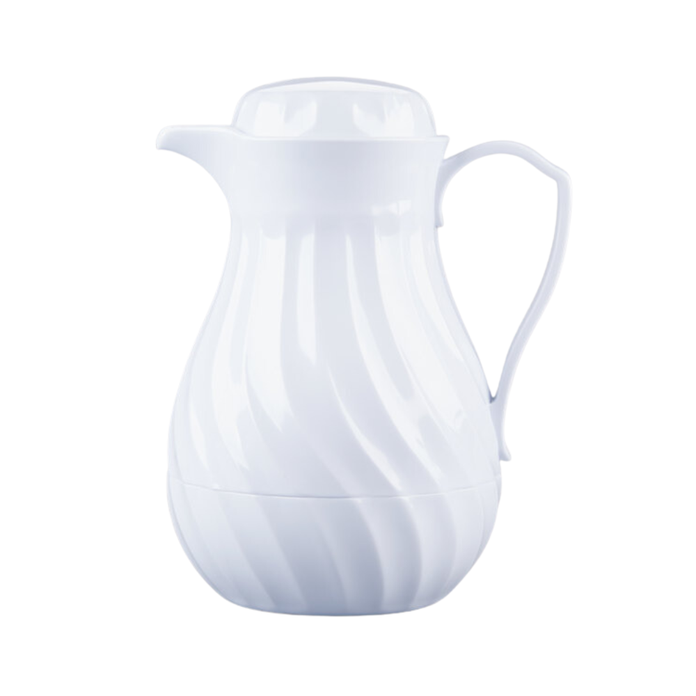 64oz White Beverage Server