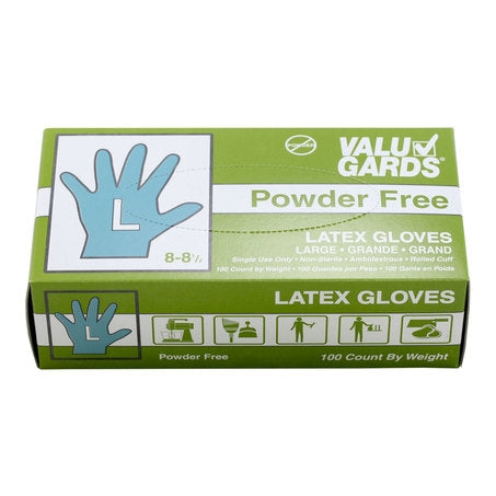 Gloves Latex Large Powder Free
