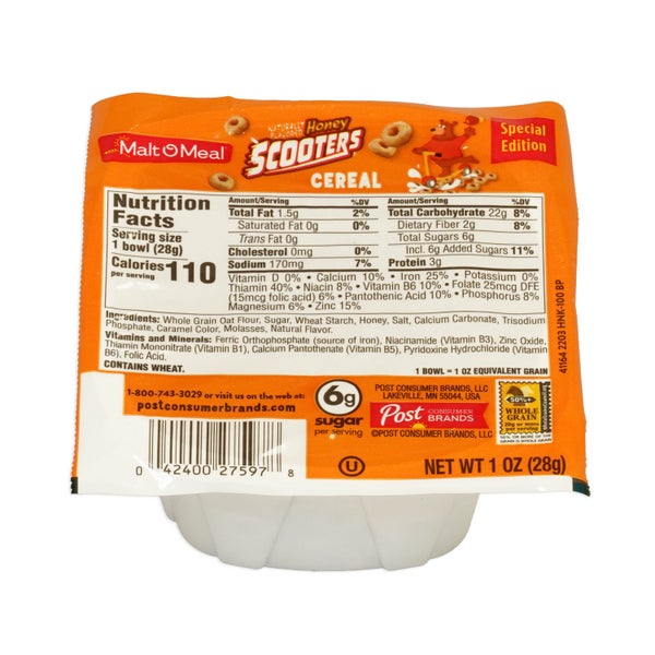 Scooter Honey Cereal