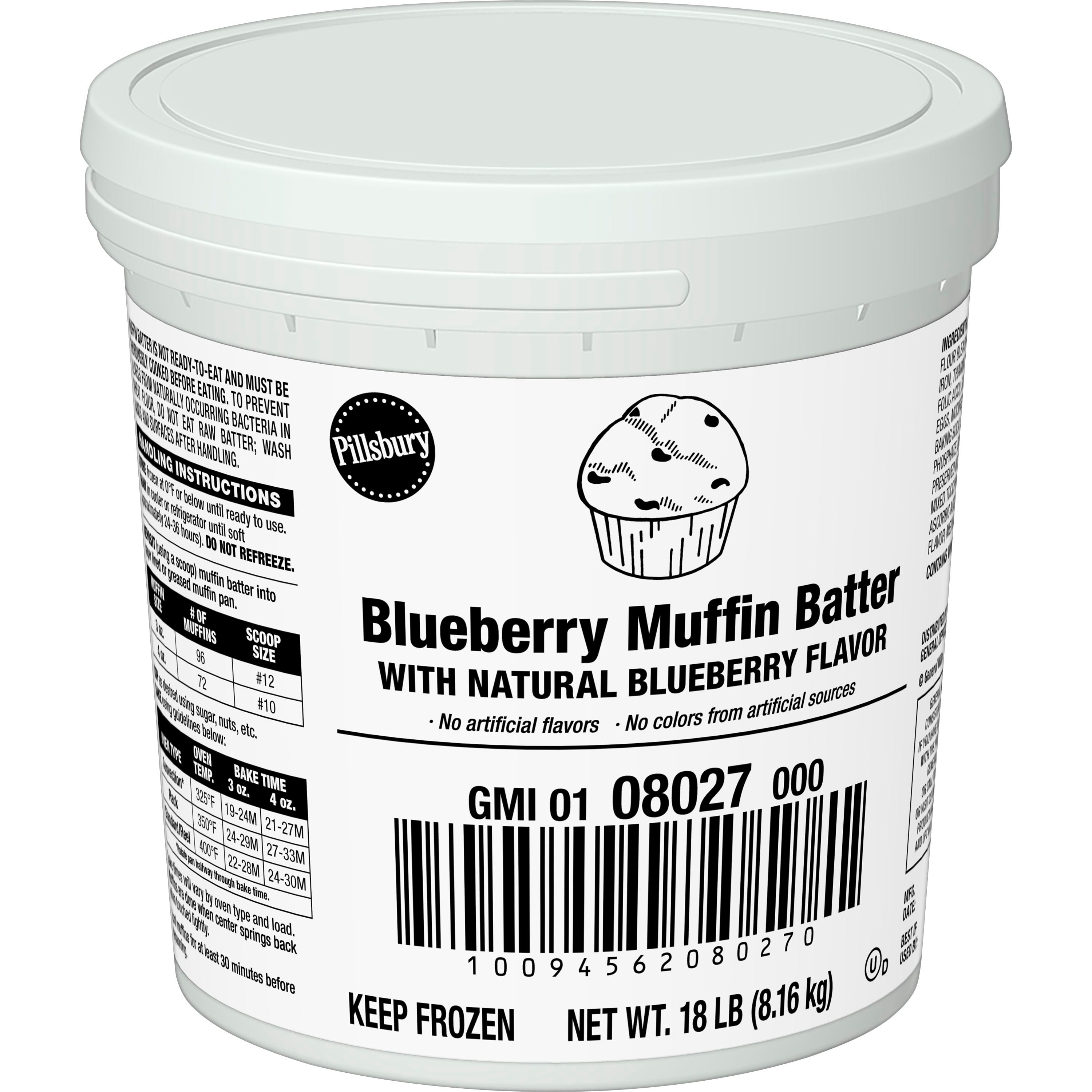 Muffin Batter Pail Frozen Blueberry
