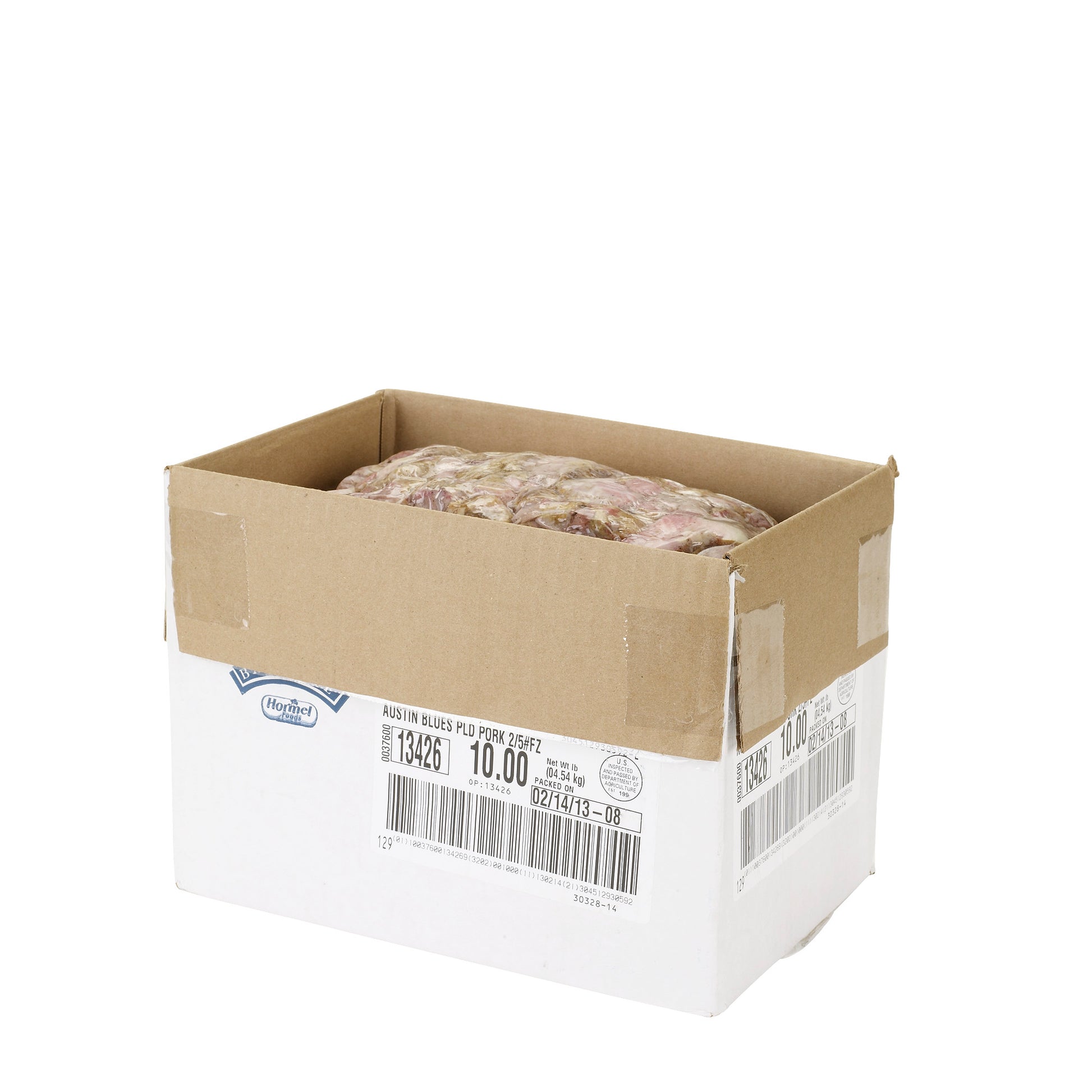 * Frozen Cooked Pulled Pork