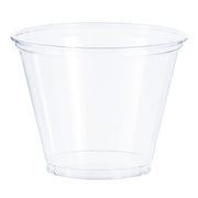 * 9oz Squat Clear Plastic Cup