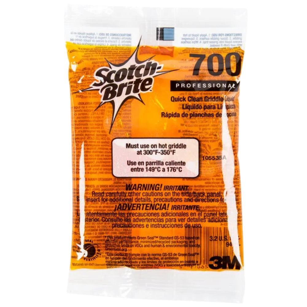 Griddle Quick Clean Liquid Packets