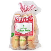 5 Inch Sliced Plain Kaiser Roll