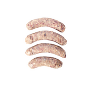 Wild Boar Sausage with Apples and Cranberries