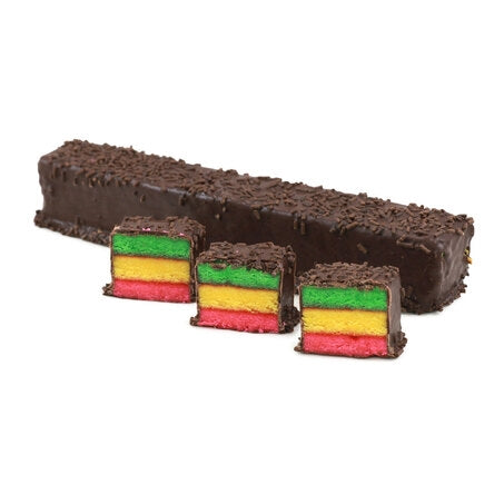 Sliced Rainbow Cookie Bars