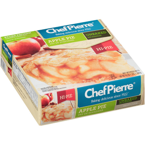 * 10in Unbaked Apple Pie