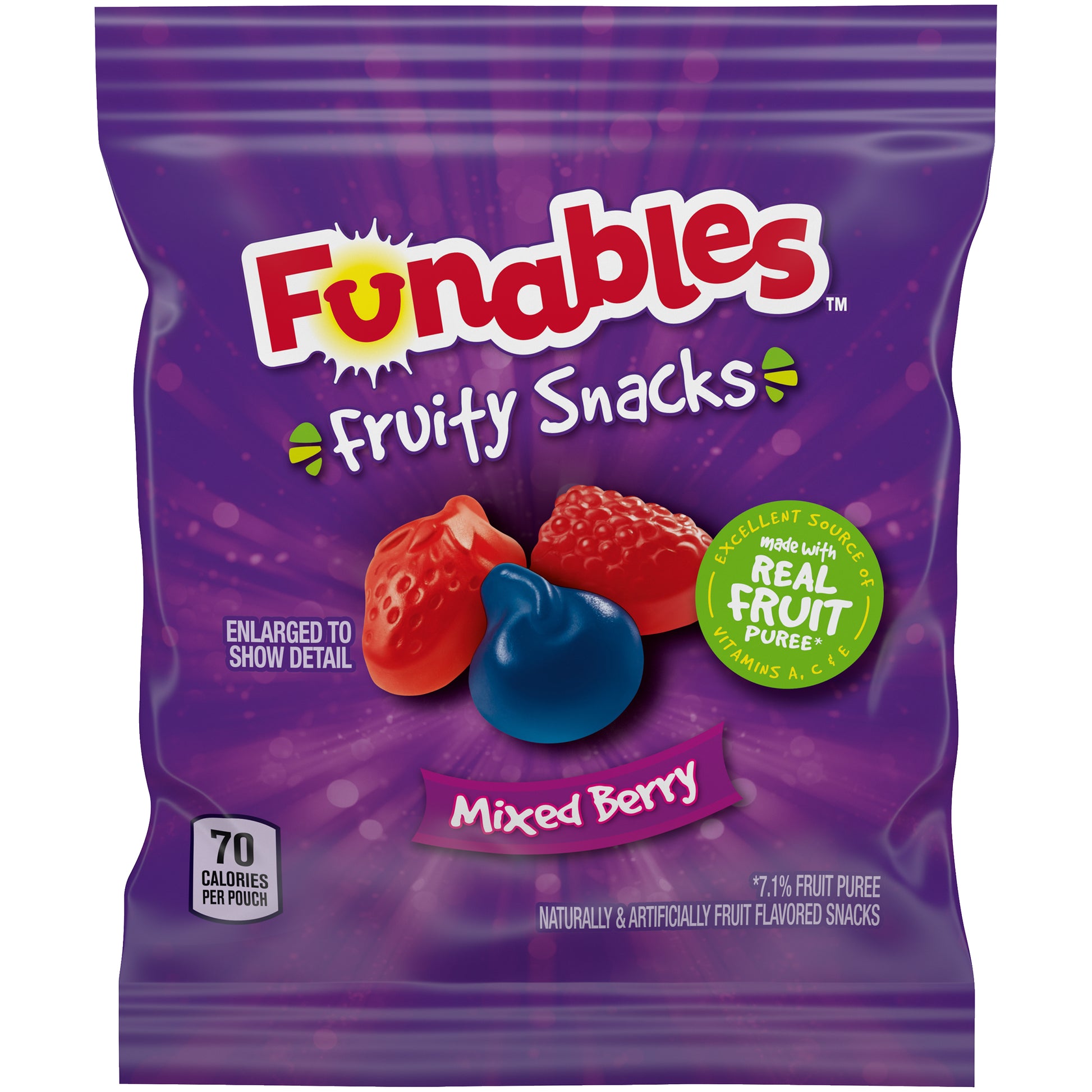 Gluten Free Mixed Berry Fruit Snack
