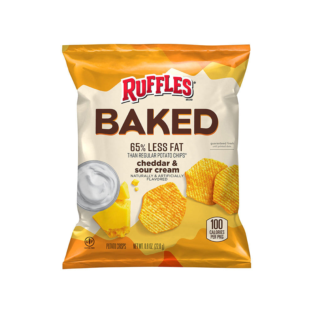 Ruffles Baked Cheddar & Sour Cream Chips