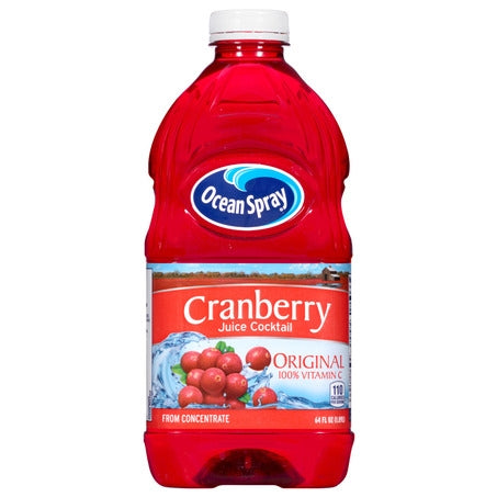 * Cranberry Juice Cocktail 64oz