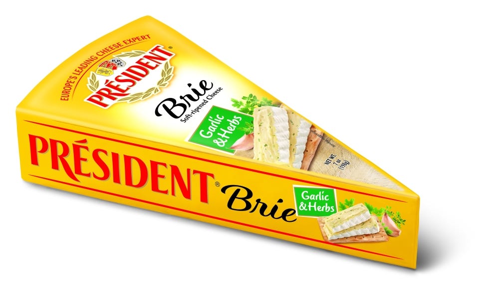 Herb Brie Wedge