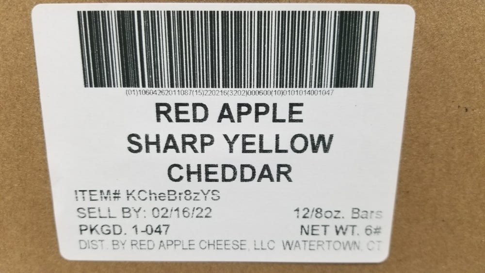 Sharp Cheddar Bar Kosher