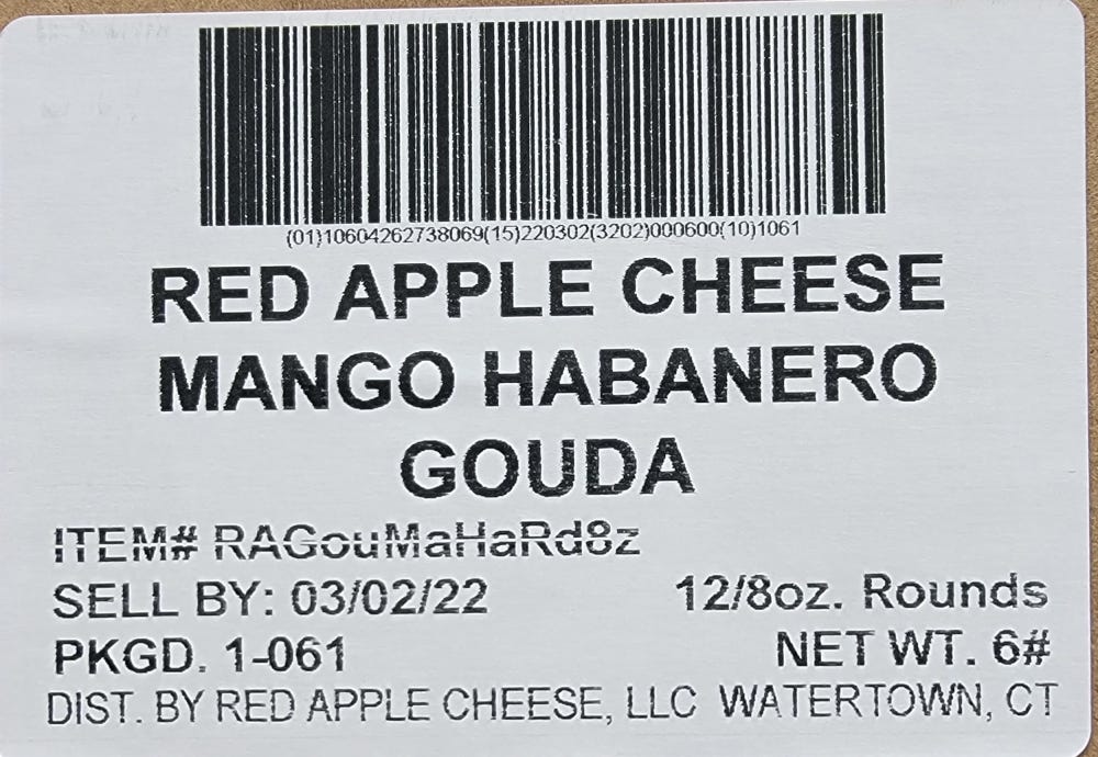 Mango Habanero Gouda Wedge