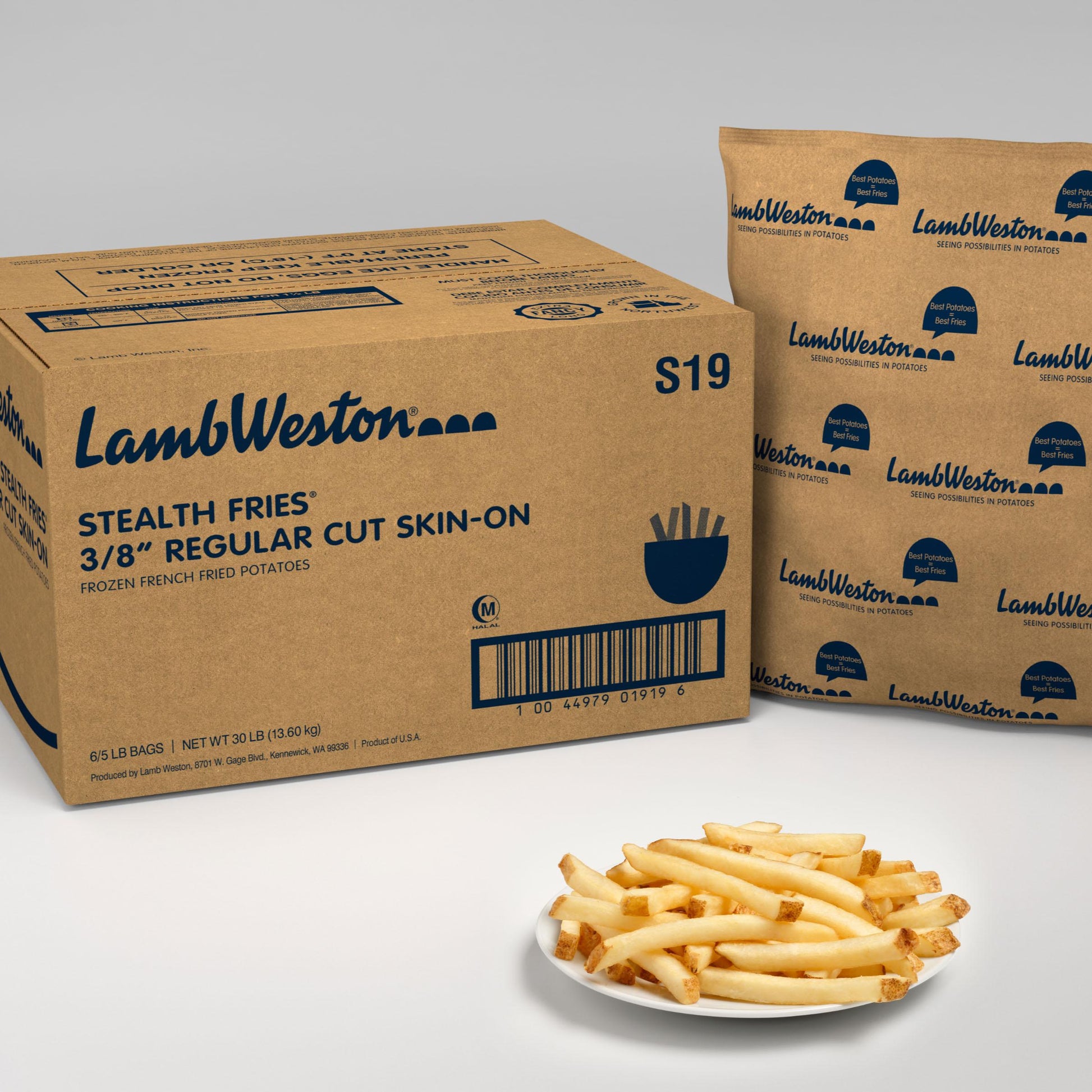 * 3/8 Inch Stealth Skin-On Fries