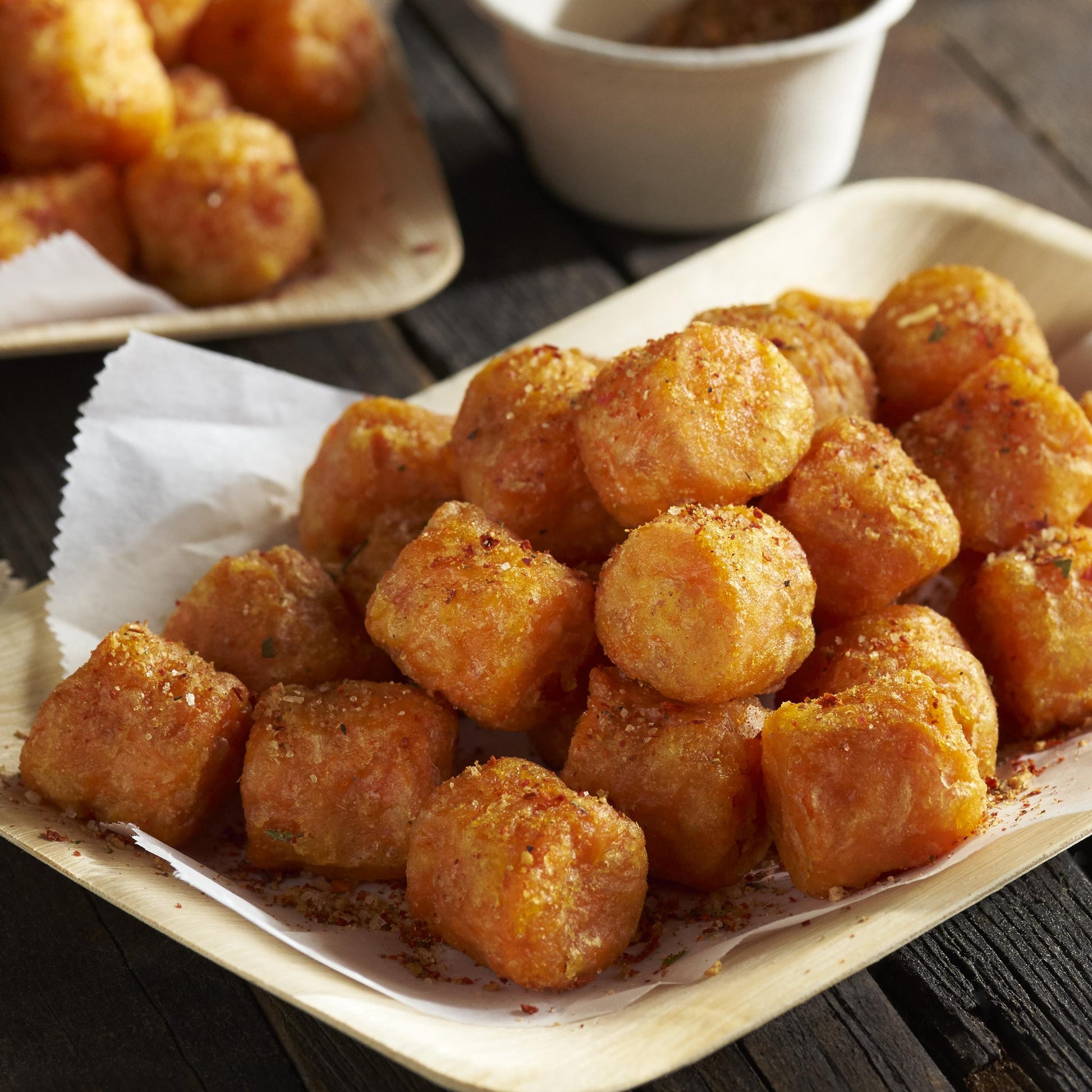 * Mini Sweet Potato Tater Puffs