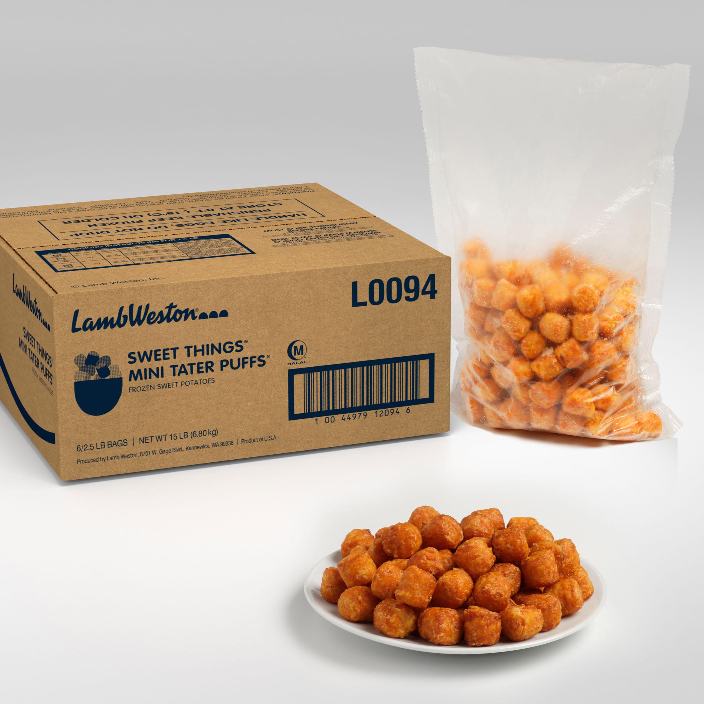 * Mini Sweet Potato Tater Puffs