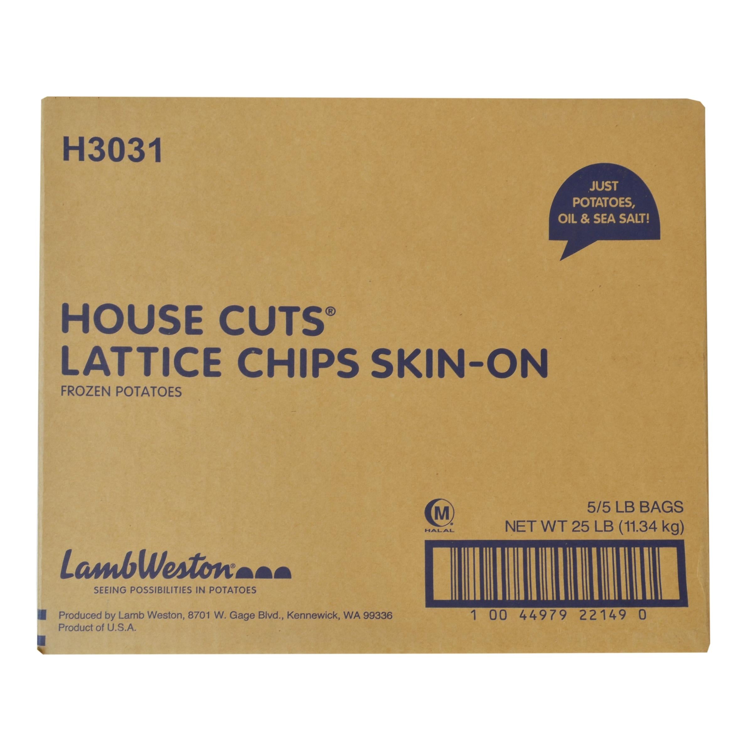 Lattice Potato Chips Skin On