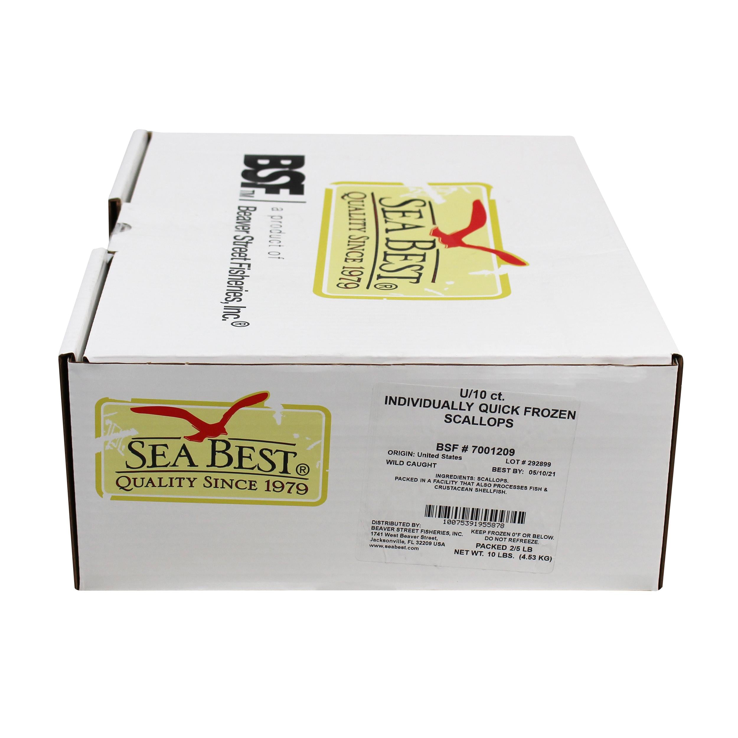Dry Scallops U/10ct IQF